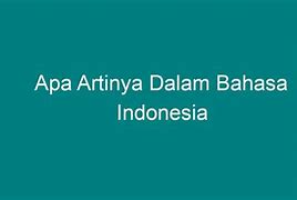 Dalang Arti Dalam Bahasa Indonesia