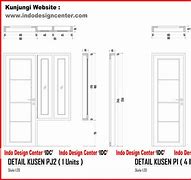 Detail Pintu Dan Jendela Autocad